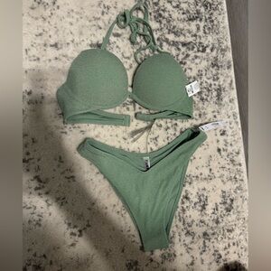 SUPER PUSH-UP UNDERWIRE BIKINI TOP AND BOTTOM